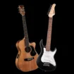 Gitarren von Alleinunterhalter Mike für vielseitige Live-Musikauftritte in verschiedenen Genres